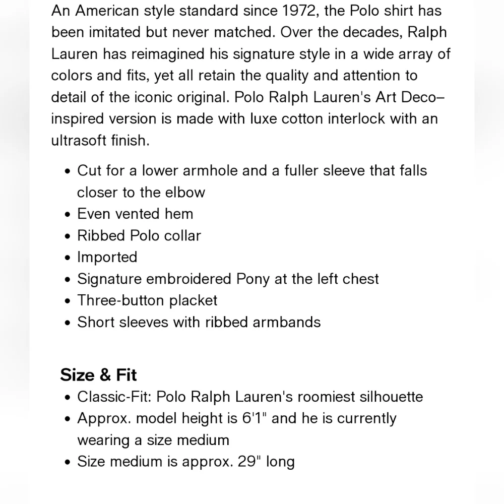 Ralph Lauren Polo Shirt - Picture 14 of 14